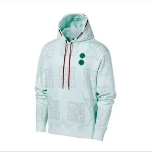 Nike Air Jordan x Clot Jade Barely Green Mens Hoodie Size large